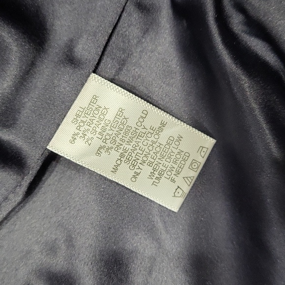 NWOT new Isaac Mizrahi Live women's stripped heavy thick material blazer jacket - Picture 8 of 10